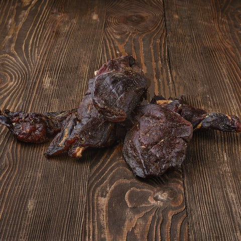 Torkat lättrökt älgkött
