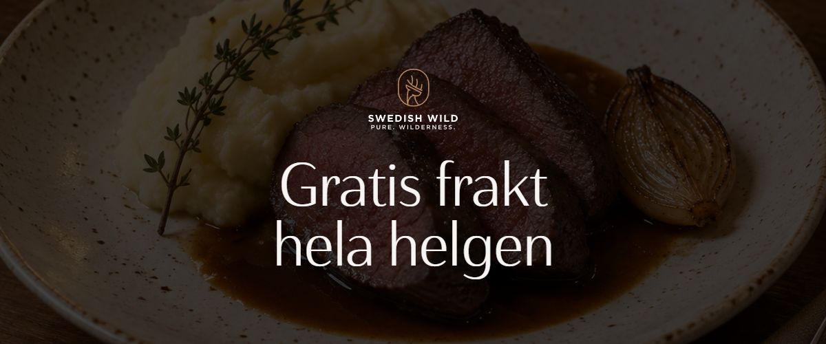 Gratis frakt hela helgen, 10 och 11 oktober. Swedish Wild.
