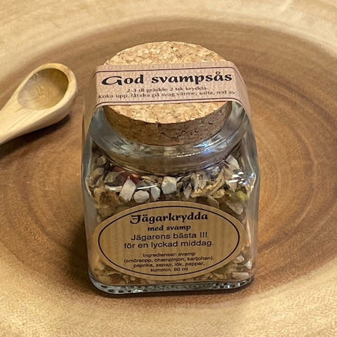 Viltlryddor med svamp smo man använder till viltsås köp hos Swedish Wild