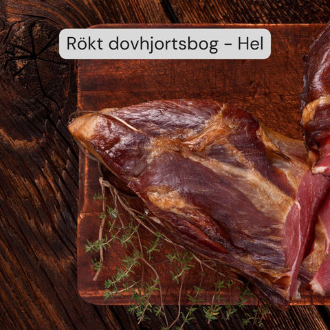 Rökt dovhjortsbog - hel