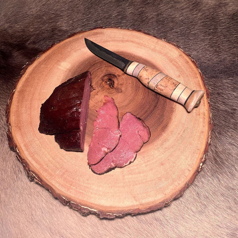 Smoked moose fillet