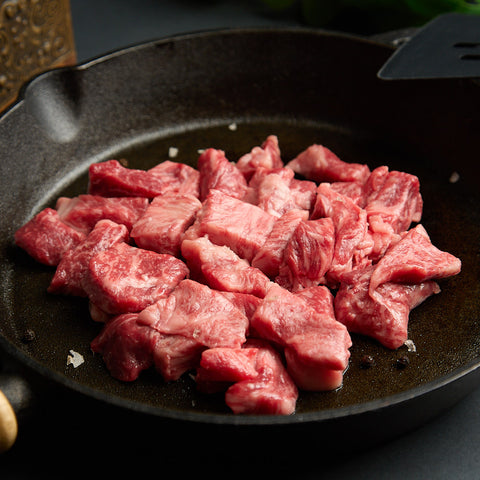 Marmorerade grillbitar av Black Angus Prime
